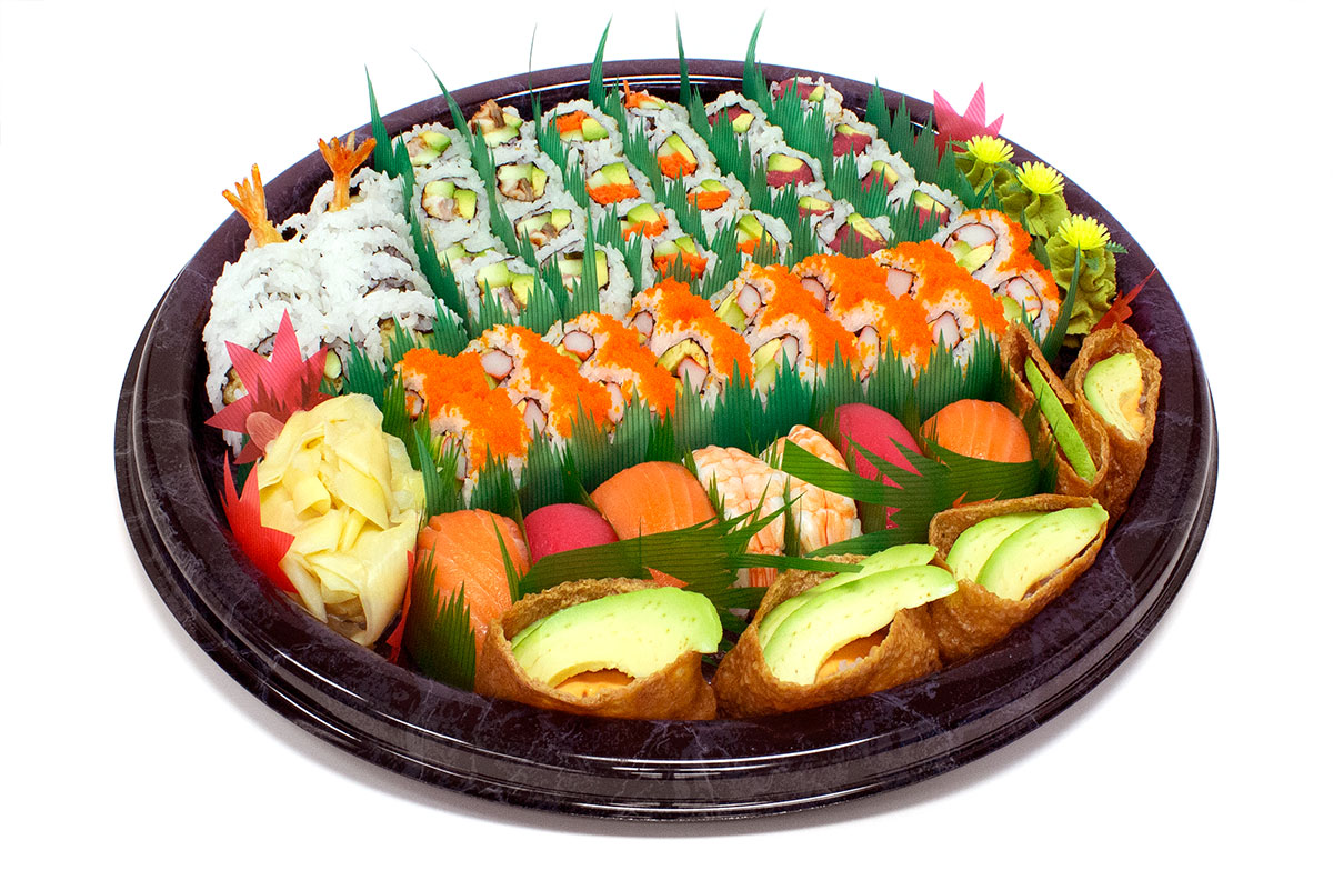 deluxe roll party tray
