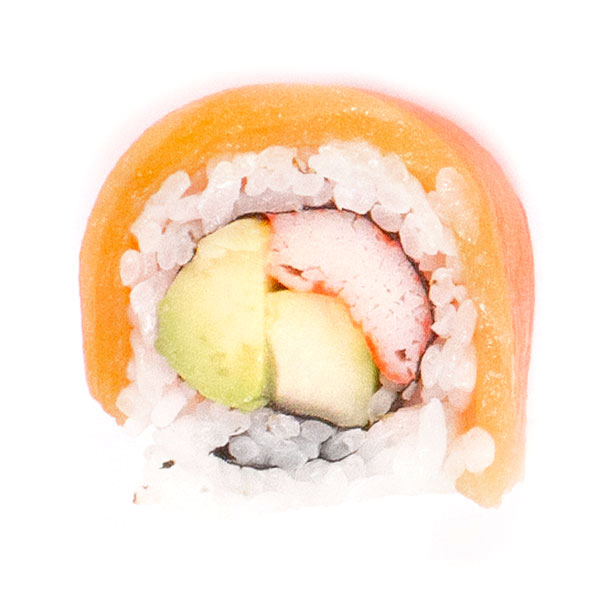 rainbow salmon roll